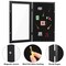 Americanflat 15x8.5 Pin Display Case with Shatter-Resistant Glass - Black